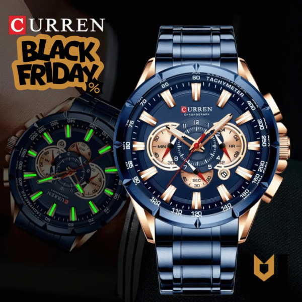 Relógio Masculino Curren Dallas Luxo