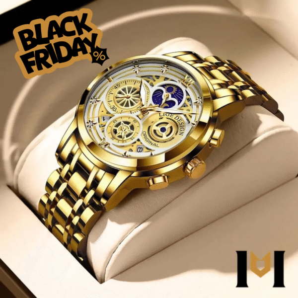 Relógio Masculino Lige Luxury 2023