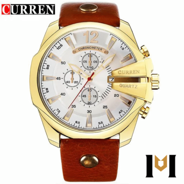 Relógio Masculino Curren Luxo Mega Cheff