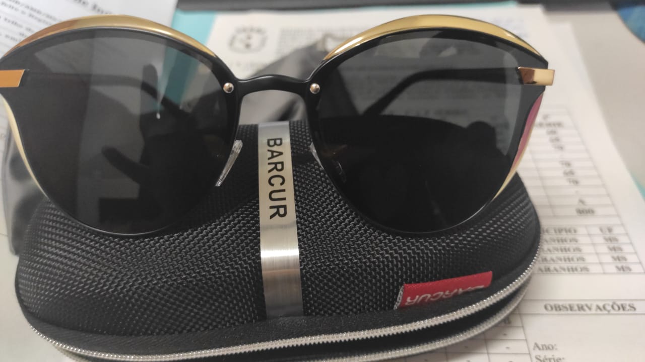 Óculos de Sol Feminino Barcur Design Olho de Gato photo review