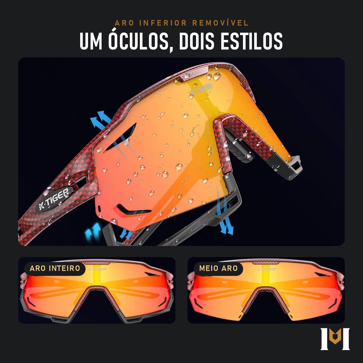 Expedição com aro inteiro e no estilo meio aro