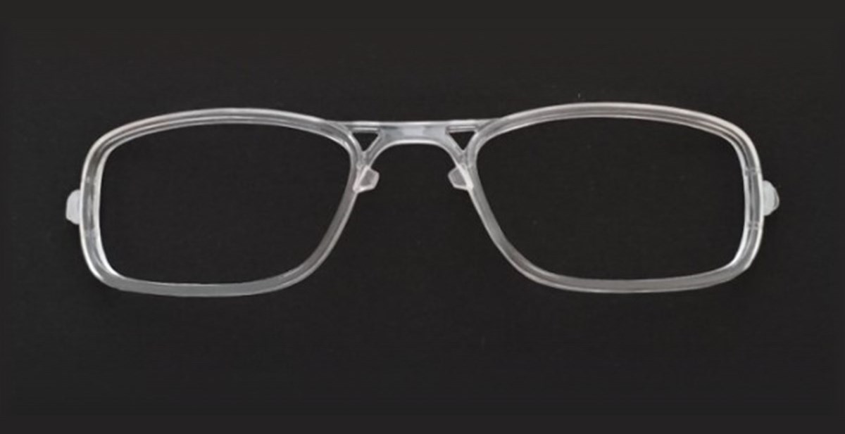 Armação interna transparente para lentes de grau