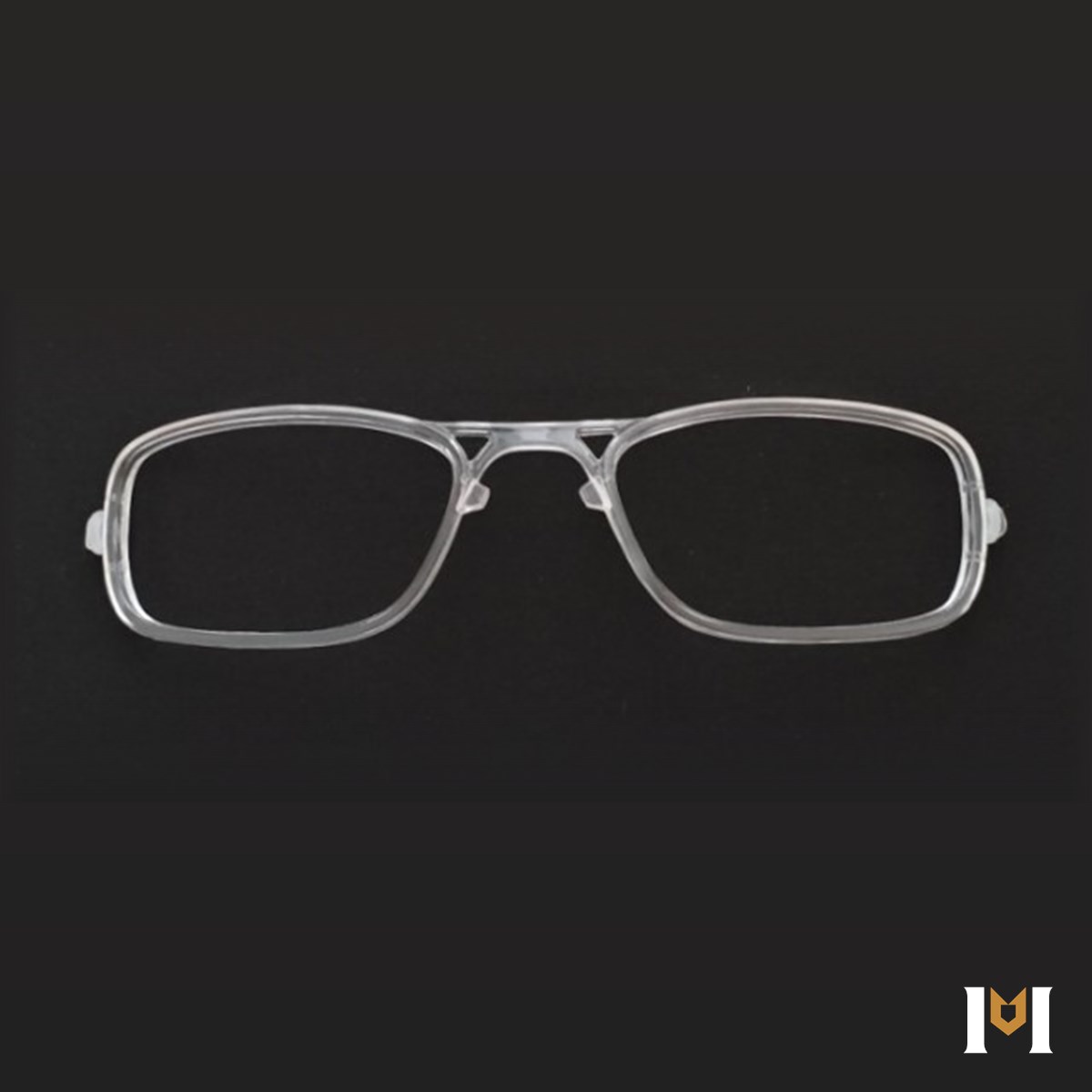 Armação interna transparente para lentes de grau Armação interna transparente para lentes de grau